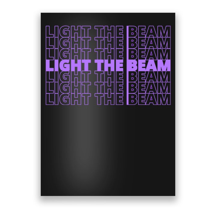 Light The Beam Poster