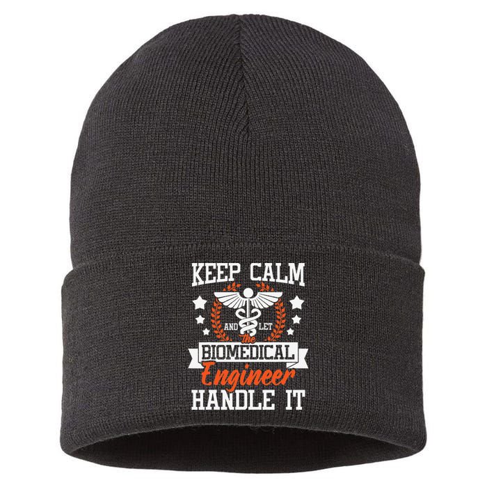 Let The Biomedical Engineer Handle It Bioengineer Biomed Sustainable Knit Beanie