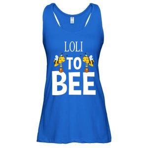 Loli To Bee Pregnancy Reveal For Grandmother Announcet Funny Gift Ladies Essential Flowy Tank