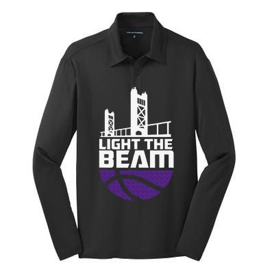 Light the Beam Sacramento Silk Touch Performance Long Sleeve Polo