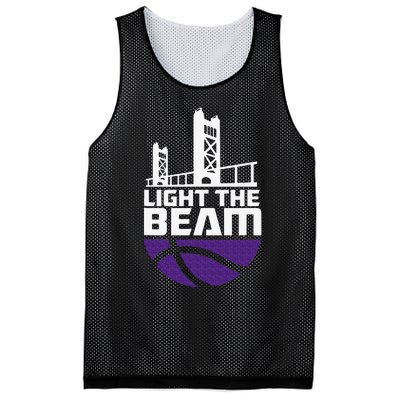 Light the Beam Sacramento Mesh Reversible Basketball Jersey Tank