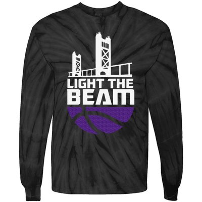 Light the Beam Sacramento Tie-Dye Long Sleeve Shirt