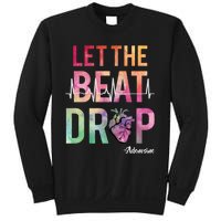 Let The Beat Drop Adenosine Funny Rn Nurses Heartbeat Cute Sweatshirt