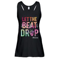 Let The Beat Drop Adenosine Funny Rn Nurses Heartbeat Cute Ladies Essential Flowy Tank