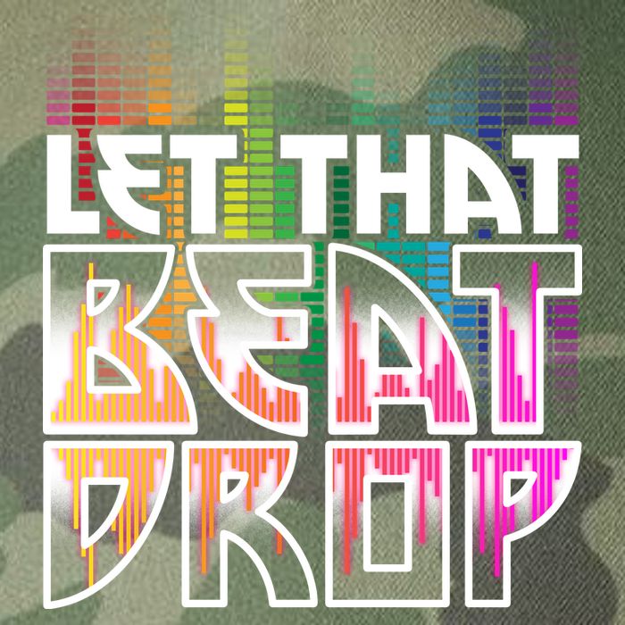 Let That Beat Drop Rainbow Equalizer Dance Music Lover Legacy Tie Dye Trucker Hat