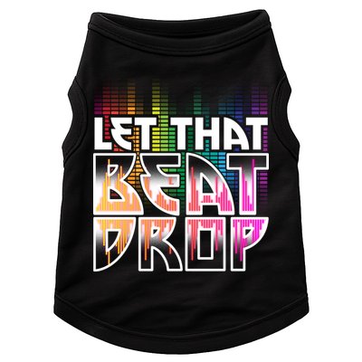 Let That Beat Drop Rainbow Equalizer Dance Music Lover Doggie Tank