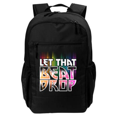 Let That Beat Drop Rainbow Equalizer Dance Music Lover Backpack