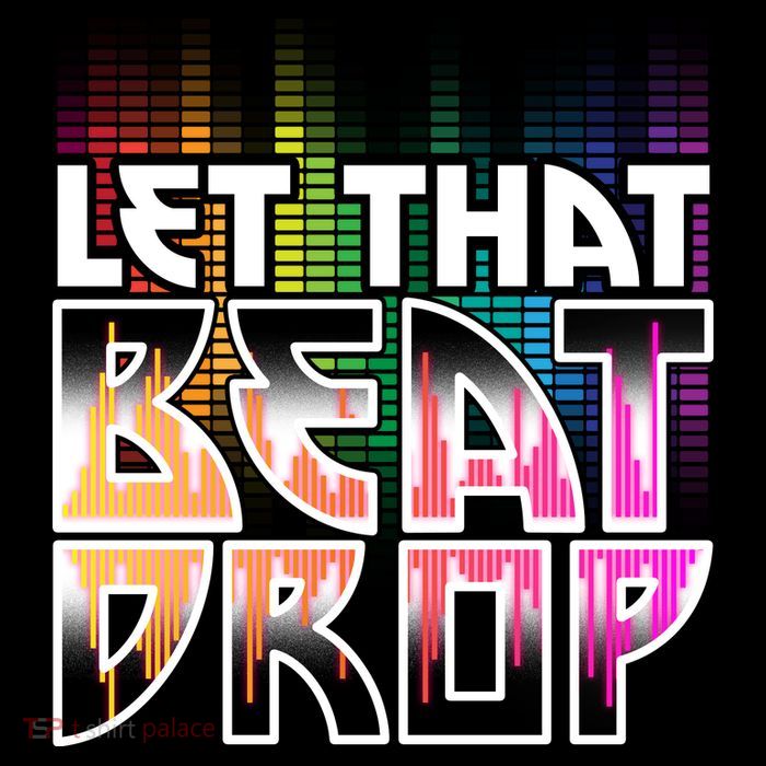Let That Beat Drop Rainbow Equalizer Dance Music Lover Tank Top