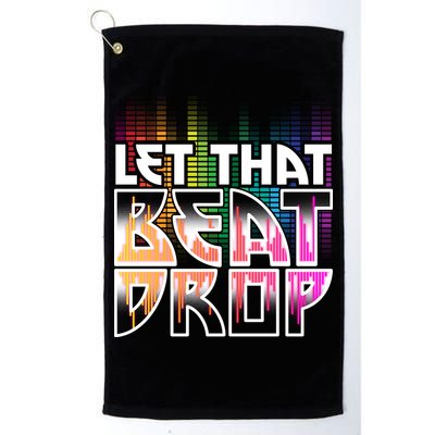 Let That Beat Drop Rainbow Equalizer Dance Music Lover Golf Towel