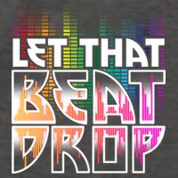 Let That Beat Drop Rainbow Equalizer Dance Music Lover Vector Backpack