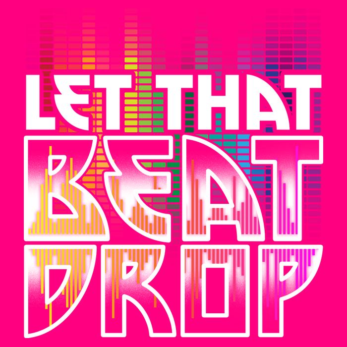 Let That Beat Drop Rainbow Equalizer Dance Music Lover 16 in Basic Backpack