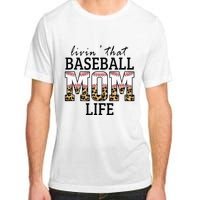 Livin' That Baseball Mom Life Leopard Adult ChromaSoft Performance T-Shirt