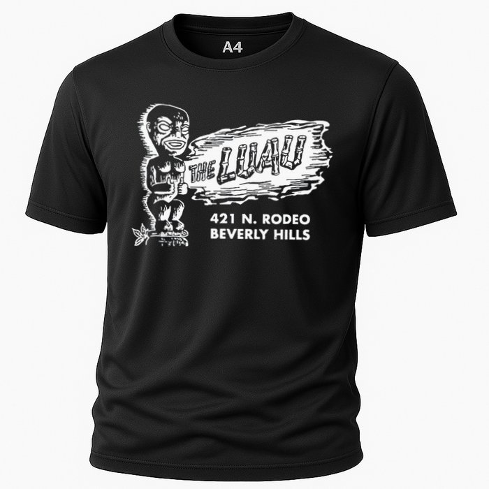 Luau Tiki Bar Beverly Hills Los Angeles Cooling Performance Crew T-Shirt