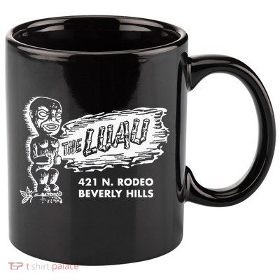 Luau Tiki Bar Beverly Hills Los Angeles 11oz C Handle Ceramic Mug