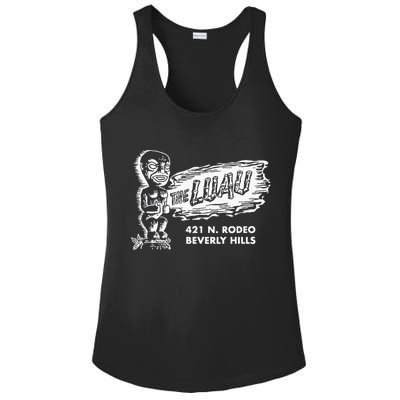 Luau Tiki Bar Beverly Hills Los Angeles Ladies PosiCharge Competitor Racerback Tank