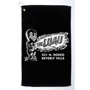 Luau Tiki Bar Beverly Hills Los Angeles Platinum Collection Golf Towel