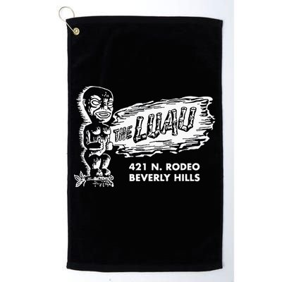 Luau Tiki Bar Beverly Hills Los Angeles Golf Towel