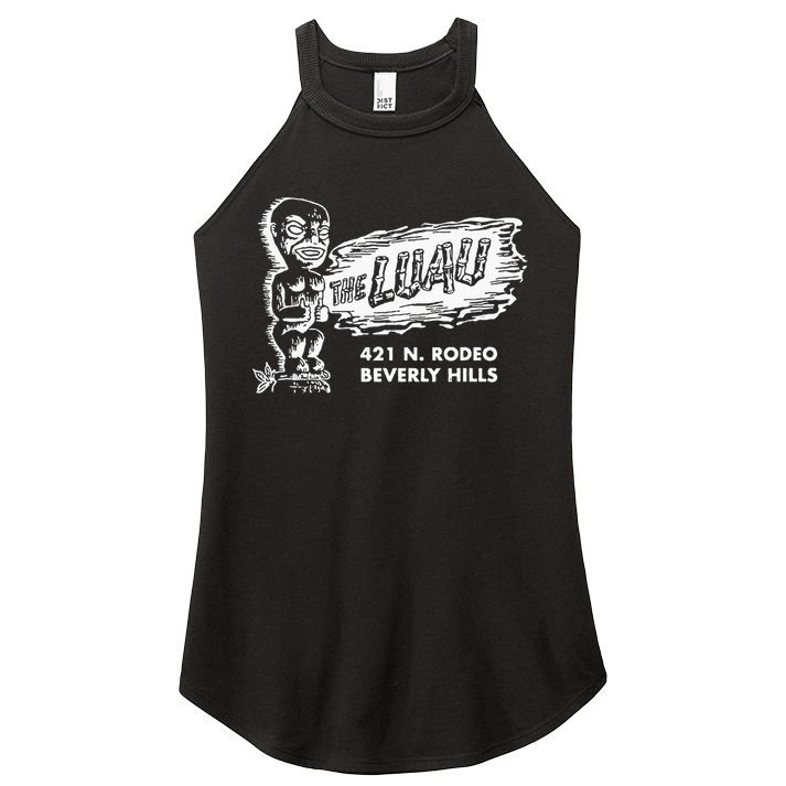 Luau Tiki Bar Beverly Hills Los Angeles Women's Perfect Tri Rocker Tank