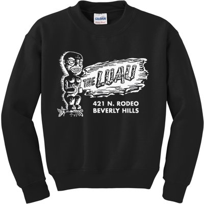 Luau Tiki Bar Beverly Hills Los Angeles Kids Sweatshirt