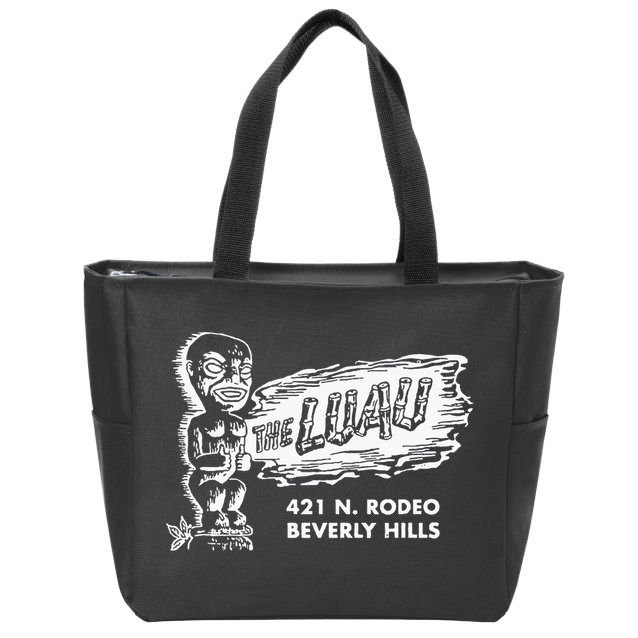 Luau Tiki Bar Beverly Hills Los Angeles Zip Tote Bag