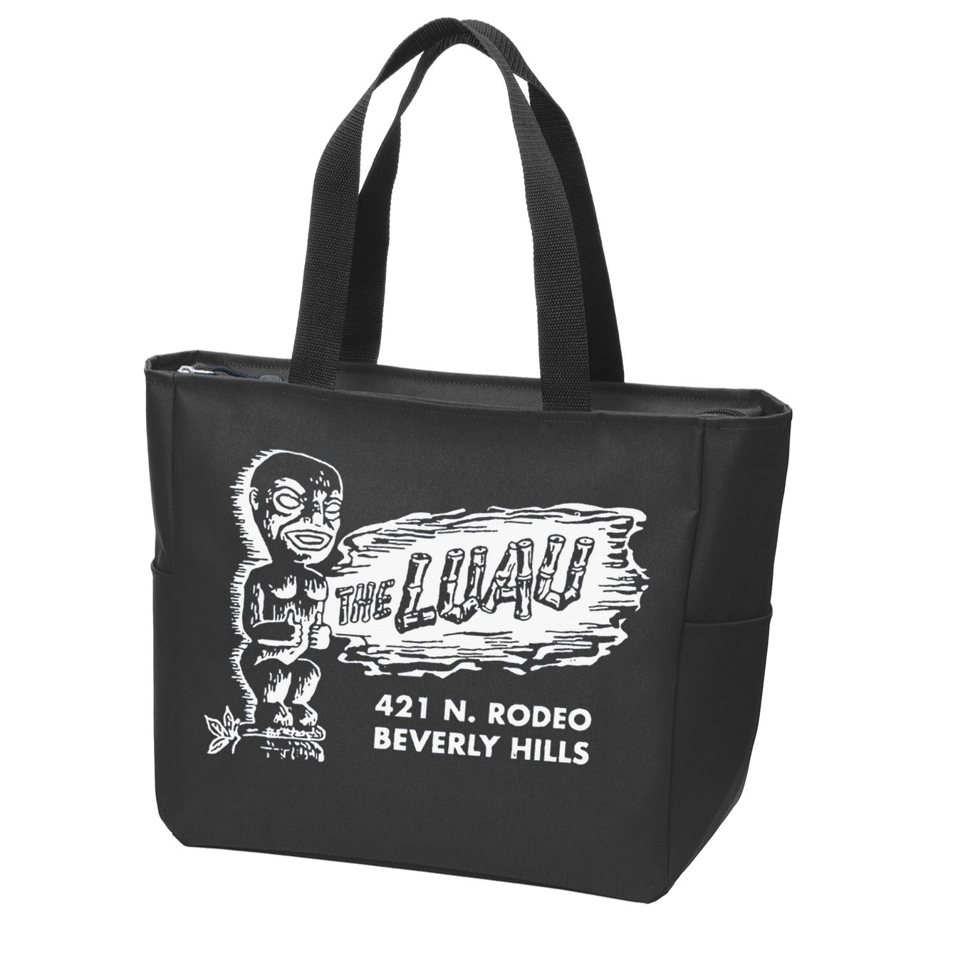 Luau Tiki Bar Beverly Hills Los Angeles Zip Tote Bag