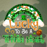 Lucky To Be Trivia Host Shamrock Patrick Day Meaningful Gift Legacy Tie Dye Trucker Hat