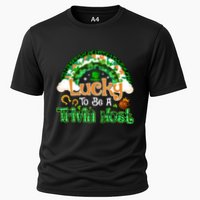 Lucky To Be Trivia Host Shamrock Patrick Day Meaningful Gift Performance Shirt