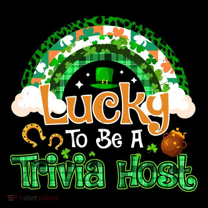 Lucky To Be Trivia Host Shamrock Patrick Day Meaningful Gift City Backpack