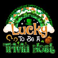 Lucky To Be Trivia Host Shamrock Patrick Day Meaningful Gift Sustainable Bucket Hat