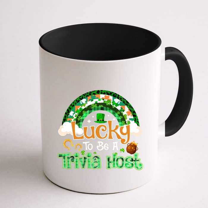 Lucky To Be Trivia Host Shamrock Patrick Day Meaningful Gift Mug