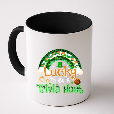 Lucky To Be Trivia Host Shamrock Patrick Day Meaningful Gift Mug
