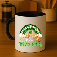 Lucky To Be Trivia Host Shamrock Patrick Day Meaningful Gift Mug