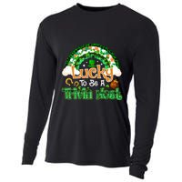 Lucky To Be Trivia Host Shamrock Patrick Day Meaningful Gift Cooling Performance Long Sleeve Crew