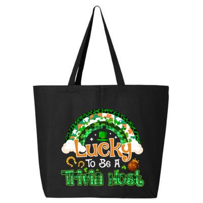 Lucky To Be Trivia Host Shamrock Patrick Day Meaningful Gift 25L Jumbo Tote