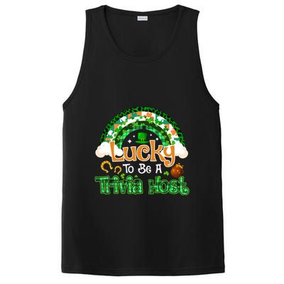 Lucky To Be Trivia Host Shamrock Patrick Day Meaningful Gift PosiCharge Competitor Tank