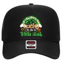 Lucky To Be Trivia Host Shamrock Patrick Day Meaningful Gift Trucker Hat