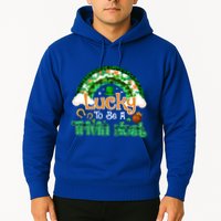 Lucky To Be Trivia Host Shamrock Patrick Day Meaningful Gift Hoodie