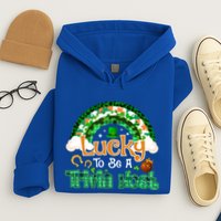 Lucky To Be Trivia Host Shamrock Patrick Day Meaningful Gift Hoodie