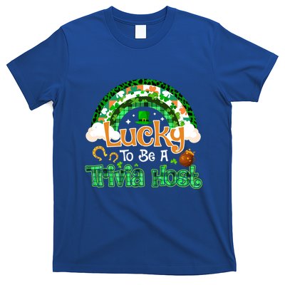 Lucky To Be Trivia Host Shamrock Patrick Day Meaningful Gift T-Shirt