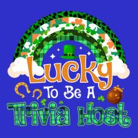 Lucky To Be Trivia Host Shamrock Patrick Day Meaningful Gift 16 in Basic Backpack
