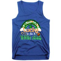 Lucky To Be Trivia Host Shamrock Patrick Day Meaningful Gift Tank Top