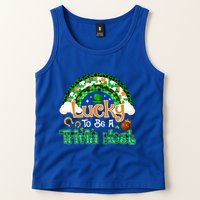 Lucky To Be Trivia Host Shamrock Patrick Day Meaningful Gift Tank Top