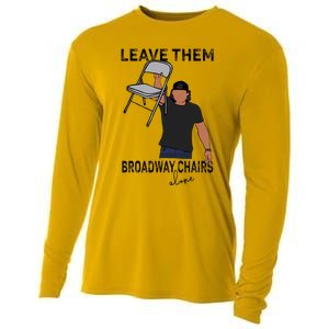 Leave Them Broadway Chairs Alone Cooling Performance Long Sleeve Crew