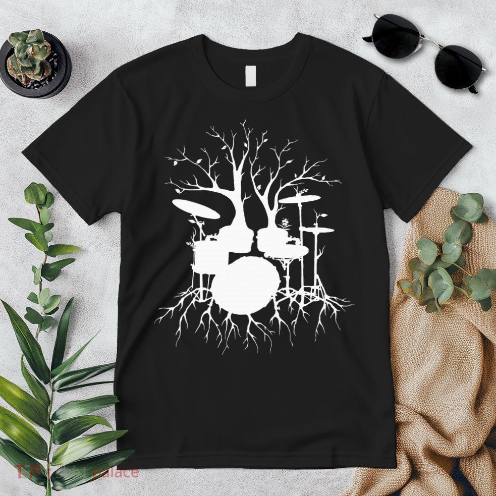 Live The Beat Drum  Drummer Gift For Musician Premium T-Shirt