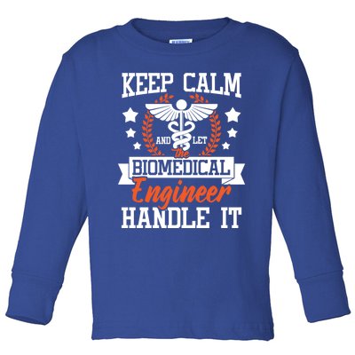 Let The Biomedical Engineer Handle It Gift Bioengineer Biomed Gift Toddler Long Sleeve Shirt