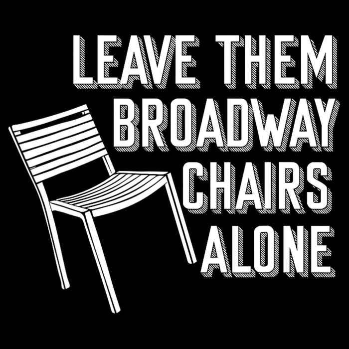 Leave Them Broadway Chairs Alone Youth Performance Sprint T-Shirt