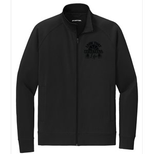 Livin' That Basketball Life Gift For Basketball Fan Team Sport Bball Stretch Full-Zip Cadet Jacket