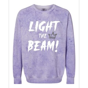 Light The Beam Sacramento Basketball Colorblast Crewneck Sweatshirt