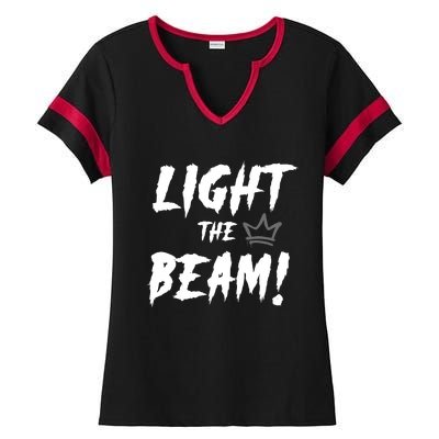 Light The Beam Sacramento Basketball Ladies Halftime Notch Neck Tee