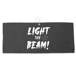 Light The Beam Sacramento Basketball Large Microfiber Waffle Golf Towel